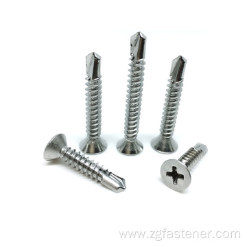 Phillips Countersunk Head Self Drilling Screw Stainless Steel Countersunk Drilling Screw